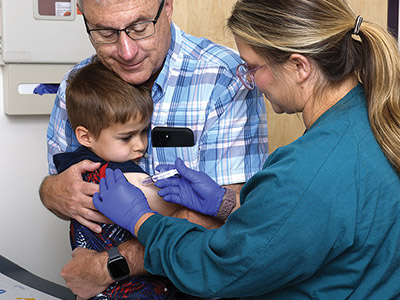 Child Immunization Comfort Hold