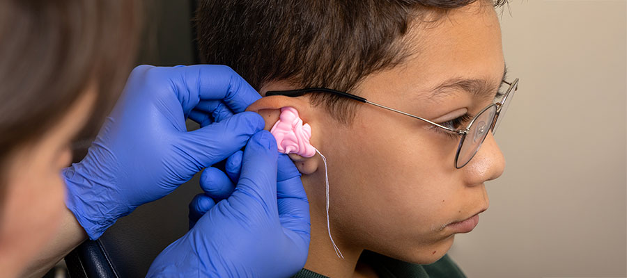 Pediatric hearing aid mold