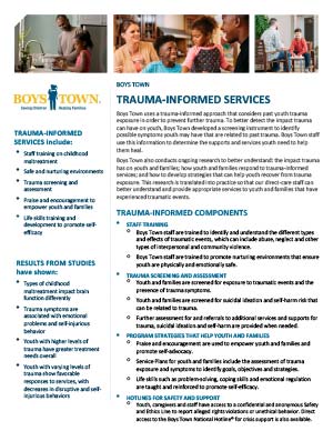 Trauma-Informed Services